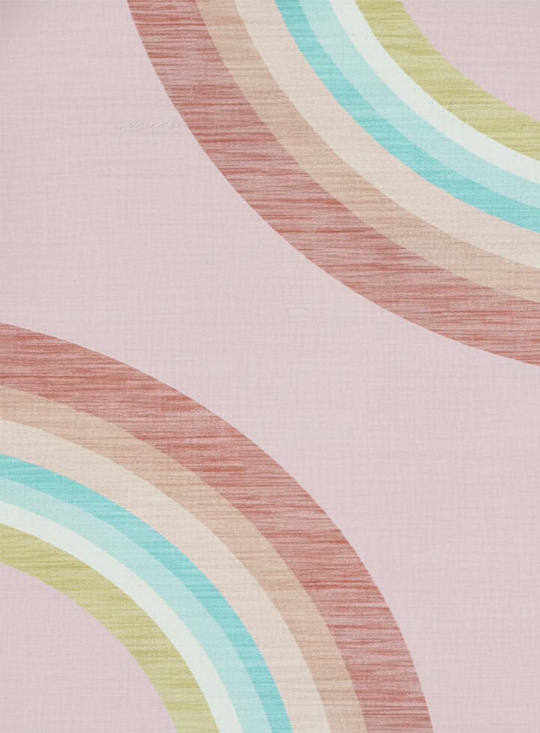 Kids Rug - Pink Rainbow