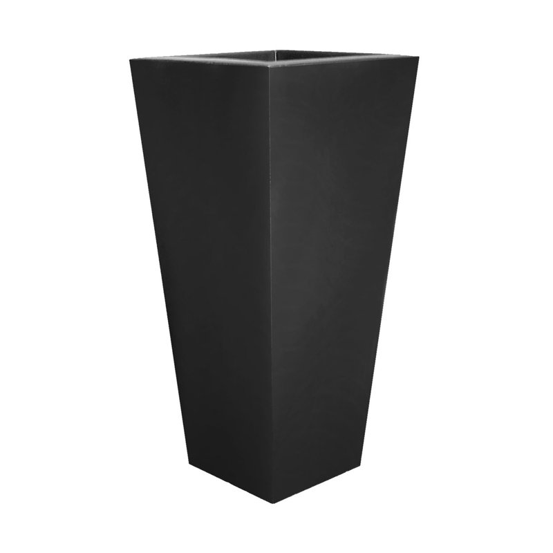 Cosmopolitan Pot Planter, 32"H x 15"W x 10"D, Black