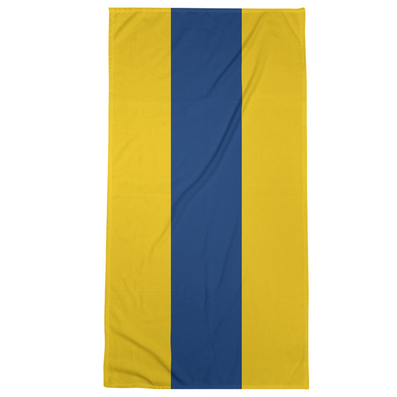 Bath Towel, Corn/Blue
