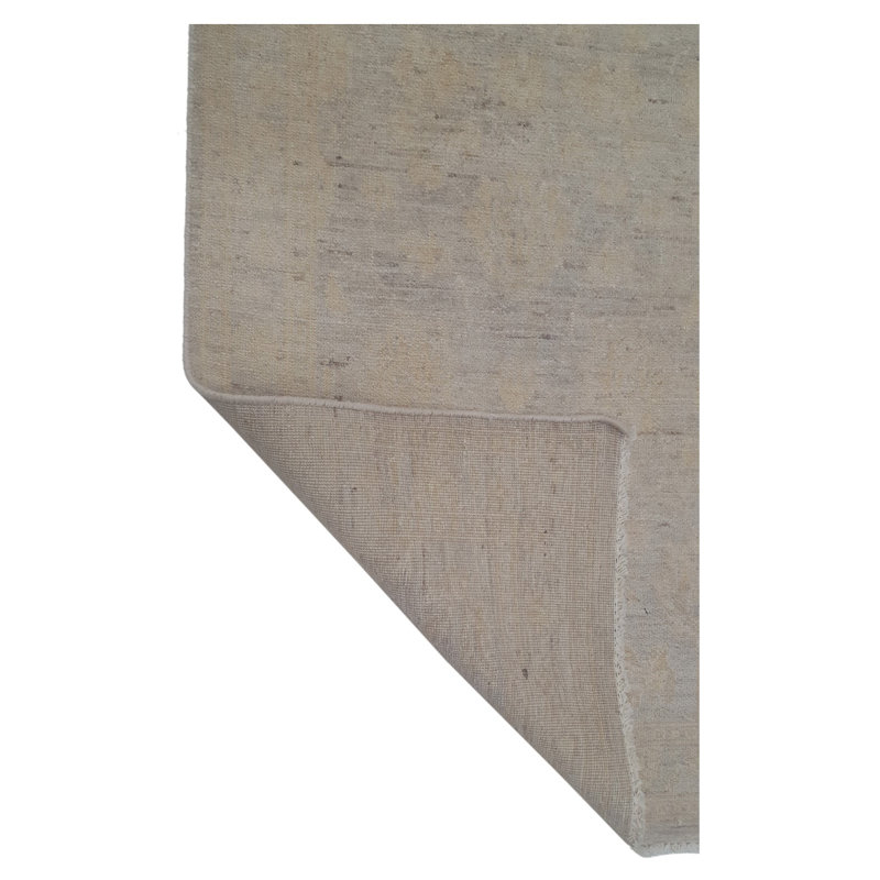 Davey Hand Knotted 2.6x16 Beige Runner