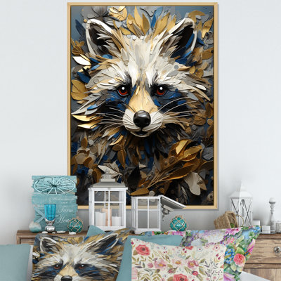 " Mischief Raccoon Portrait II "