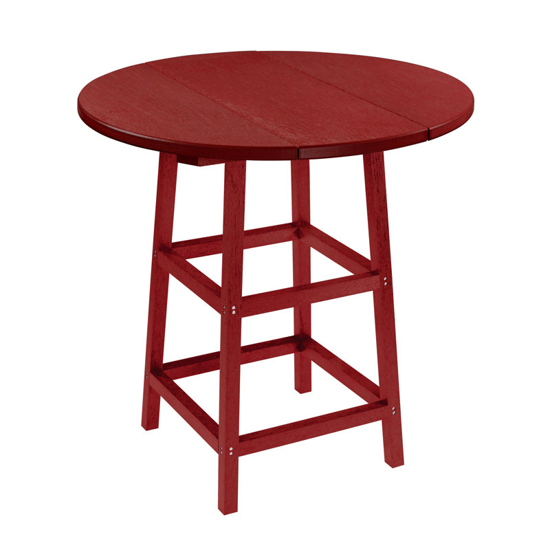 Table bistro Shay, Rouge, H 41 po x l 32 po x L 32 po