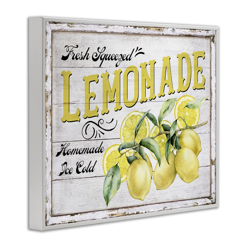  «Fresh Squeezed Lemonade», estampe numérique par Creatif Belle, H 16 po x l 20 po