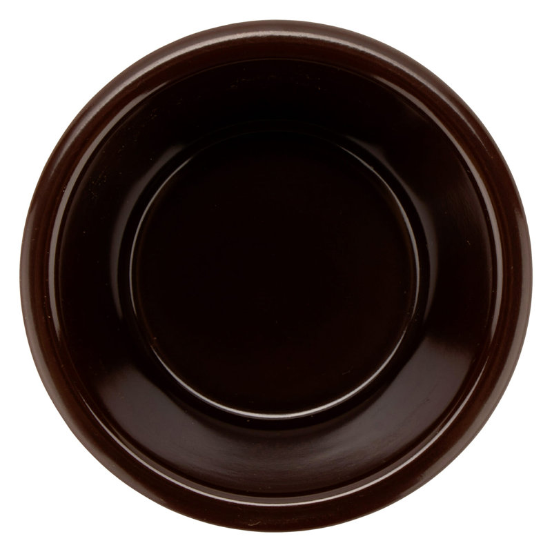 G.E.T. Melamine 12 Piece Ramekin / Soufflé Dish Bakeware Set, Brown