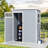  5x3ft Outdoor Storage Shed With Side Windows-115583855