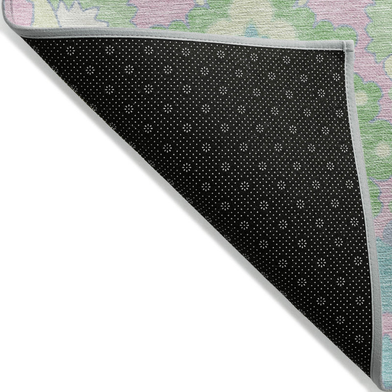 Tapis intérieur / extérieur rose Vespera , 9 pi x 12 pi