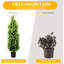 2 paquets de cèdres topiaires artificiels-940879724