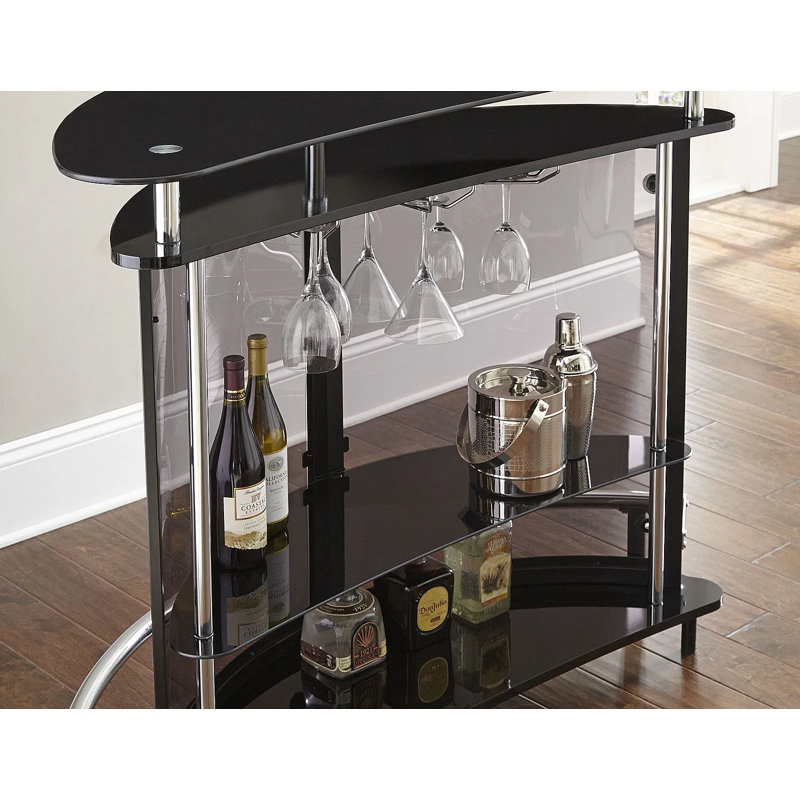Ariana - Table de bar ou de service - Noir