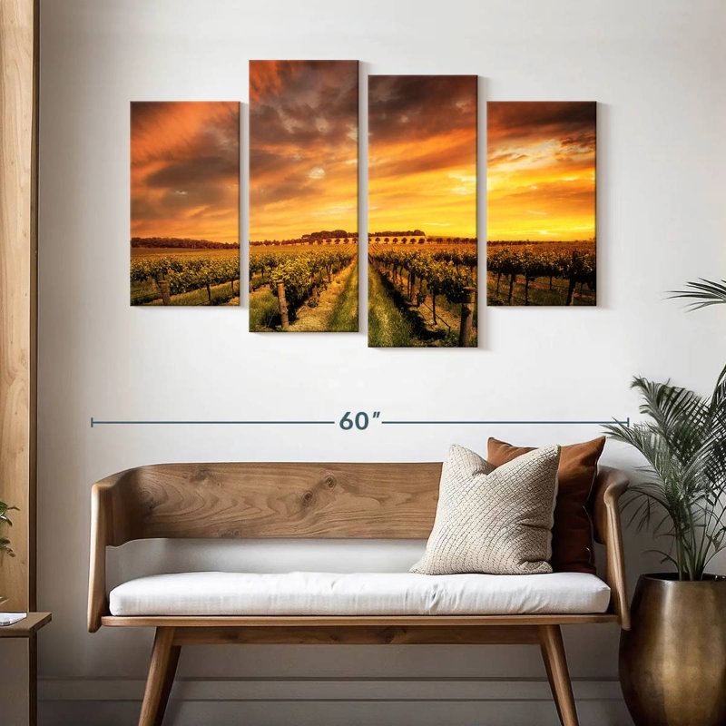 Alvord Barossa Valley Vineyard, H 32 po x l 52 po