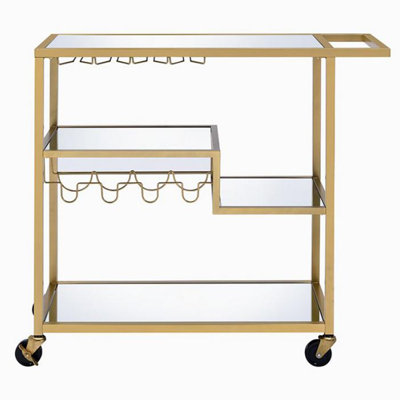 Maxymilian Metal Bar Cart