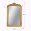Miroir mural arqué 23,5X37,5 "avec écusson orné