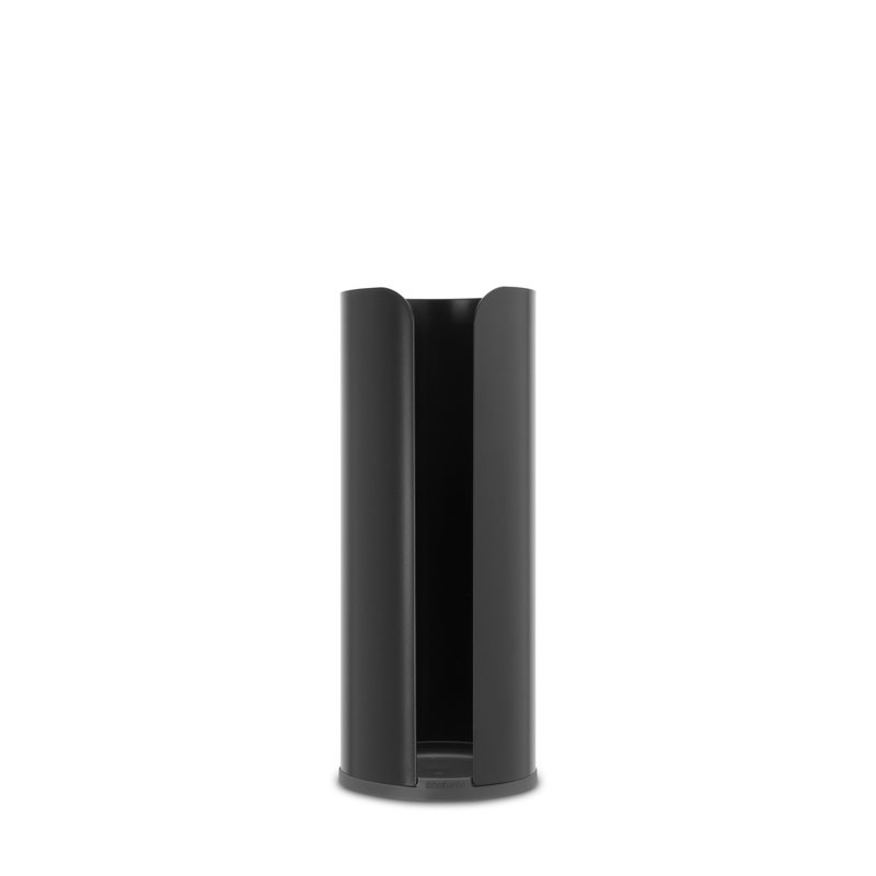 Brabantia Renew Toilet Roll Dispenser, Matt Black