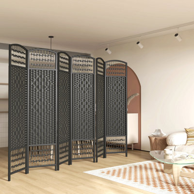 Alaudin Solid Wood Folding Room Divider