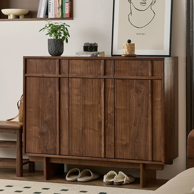 Grande armoire à chaussures de rangement rétro