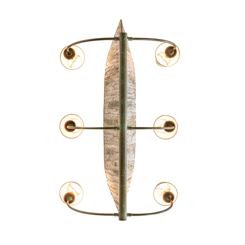 35" Long Canoe 4 Light Chandelier