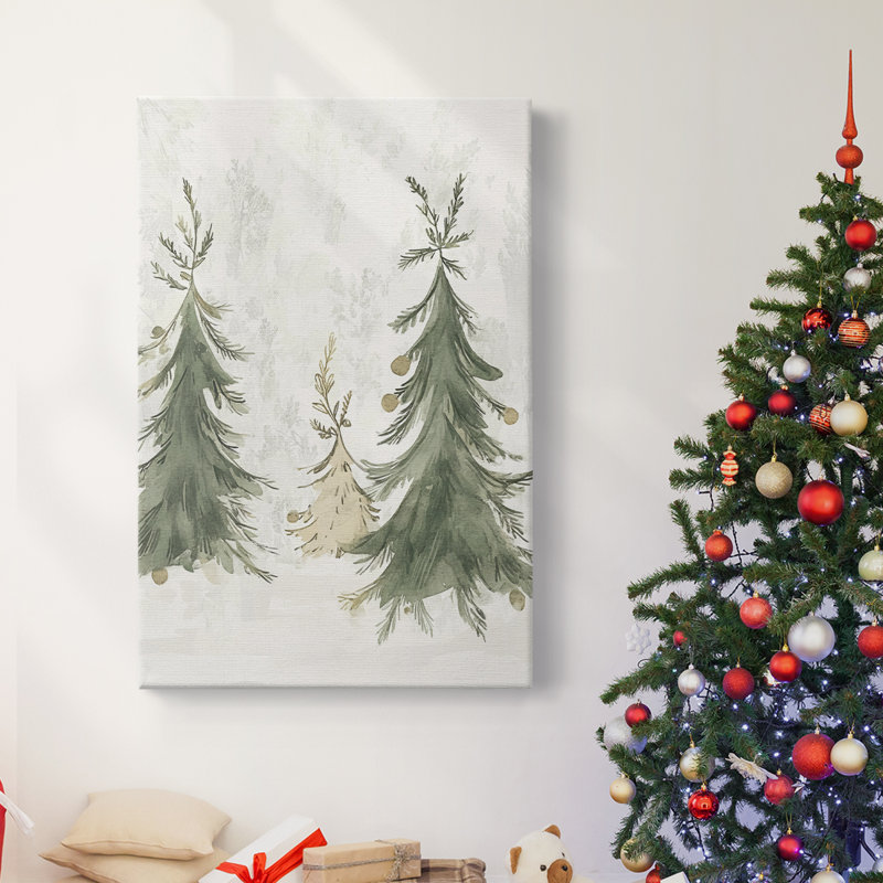 Art des Fêtes de Noël - Toile tendue avec châssis CCDXCI, H 36 po x l 24 po