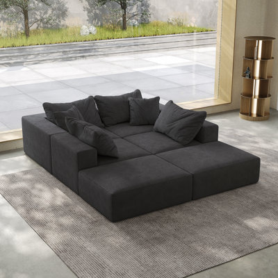 Versatile Oversized Modular Sofa Set For Living Room And Bedroom, Enhancing Comfort And Style