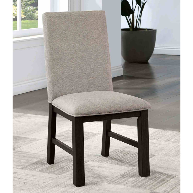 Chaise d'appoint style transitionnel 2 pièces