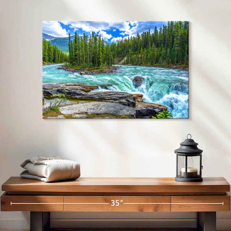 Alvord Sunwapta Falls, H 16 po x l 24 po