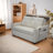 53.2'' Small Loveseat Pull-Out Sofa Bed - Adjustable Backrest-34823146
