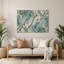 Biomorphic Abstraction 30, art mural vert en métal-890877470