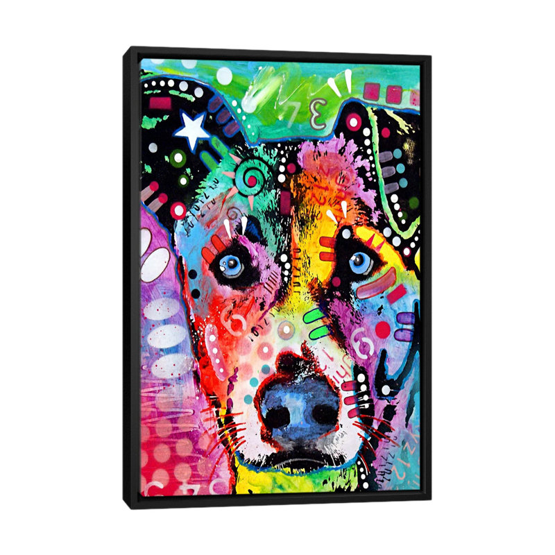 Impression sur toile retournée, H 26 po x l 18 po x P 1,5 po, Cadre noir