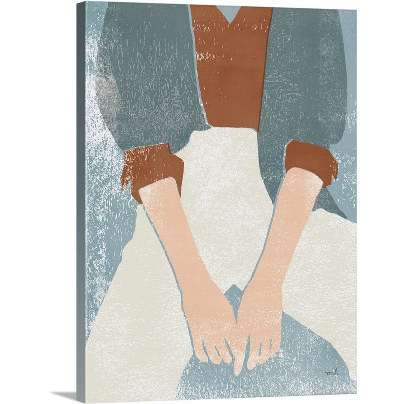 «Casual II» par Moira Hershey, reproduction sur toile tendue, Toile tendue, H 16 po x l 12 po x P 1,25 po