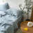 100% Linen Fitted Sheet-130714224-130714222