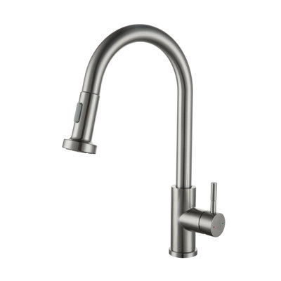 Single Handle Pull Down Sprayer Kitchen Faucet