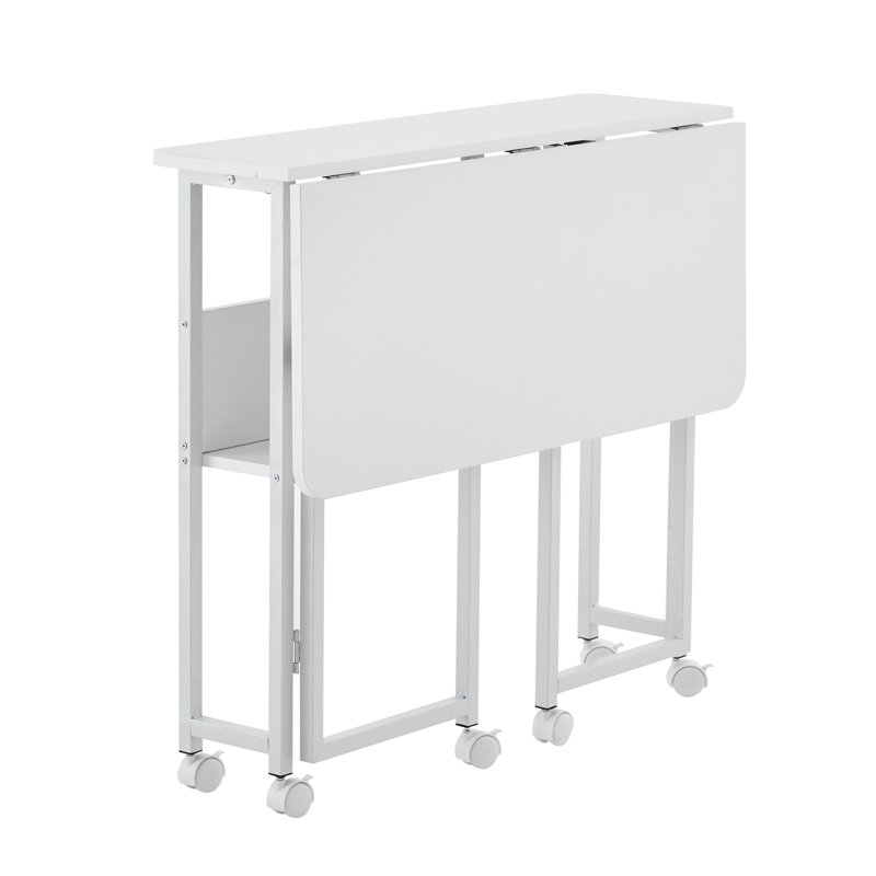 Bureau d'ordinateur pliant, bureau d'écriture, petit espace de bureau, table compacte pour le bureau personnel, l'écriture et le bureau