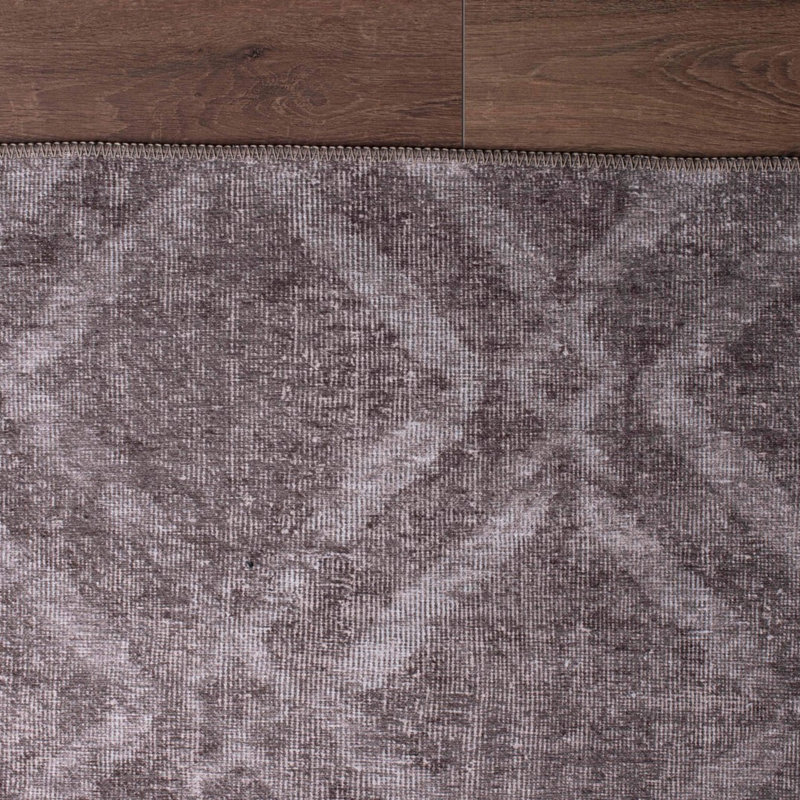 Luxurious Machine Washable Area Rug, 4.9 x 7.5 Feet, 100% Polyester, 1850 g/m², Pile Height: 0.2 inches | Eco-Friendly Recycled Poly Cotton Backing | Perfect for Living Room & Bedroom, Soft and Durable Design