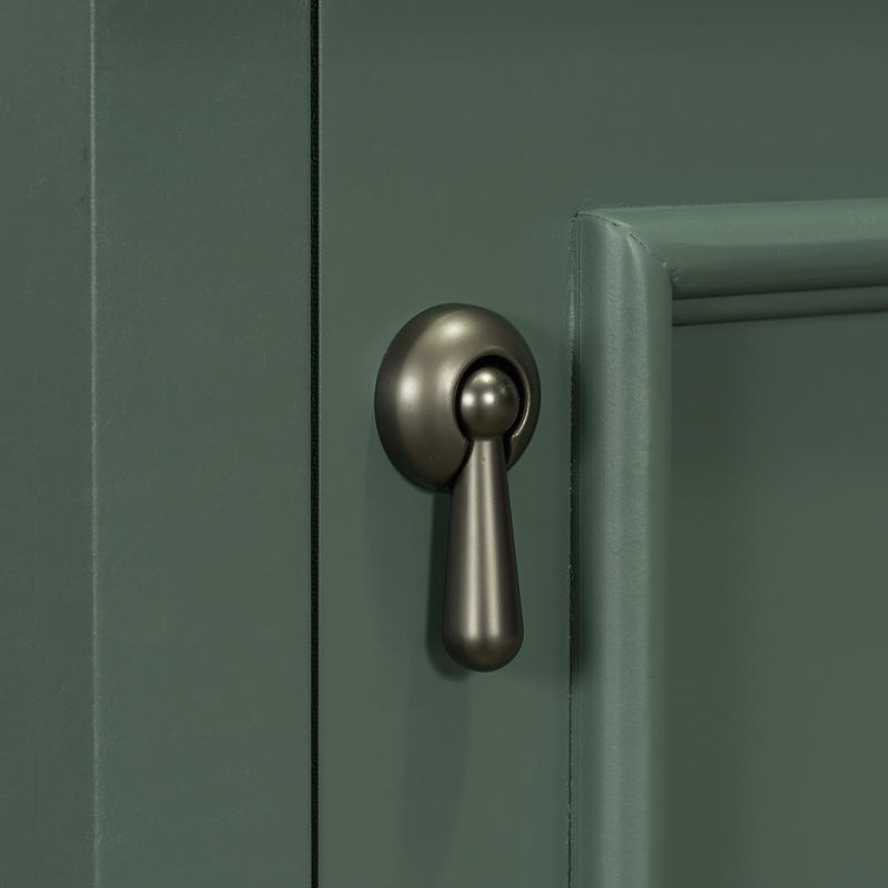 Elegant Small Bathroom Cabinet, Green