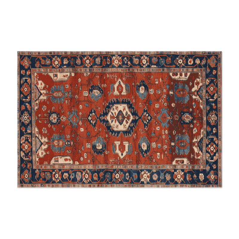 Tapis turc intérieur et extérieur brun, Rectangulaire 3 pi x 5 pi