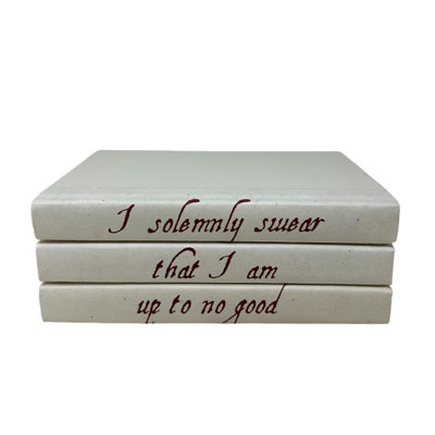 Quote Entertainment Decorative Book
