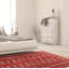 Tapis rouge foncé Malayka Peshawar Bokhara 3 pi 1 po x 4 pi 11 po
