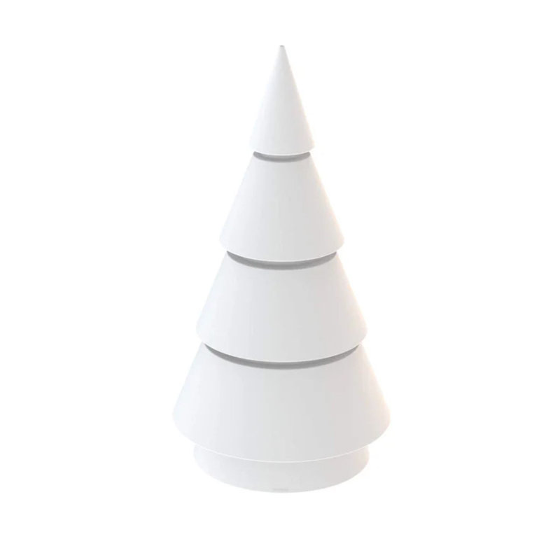 Lampe sur pied d'extérieur à DEL blanc glacé Forest Luz, H 59 po x l 29,25 po x P 23,5 po, Brancher