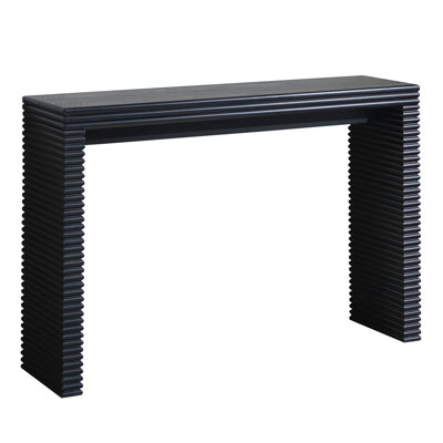 Modern Console Table with Ribbed Design,Wood Console Table, 47" W entryway table, Entry Table Narrow Console Table, Modern Hallway Table, Modern Sofa