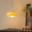 Luminaire suspendu 1 lumière en verre médiéval-1810389443