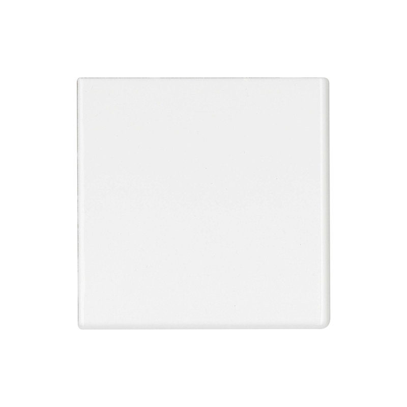 Traditions 6" x 6" Ceramic Corner Piece Tile Trim in Ice White