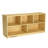 5 Compartment Manufactured Wood Shelving Unit