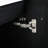 24 Inch Black Chestnut Bathroom Cabinet - Wall Mounted With Soft-Close Function And Ample Storage Vanity Modern Easy Maintenance Surface