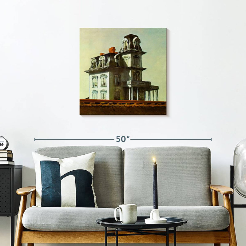 Lilie House By The Railroad, H 24 po x l 24 po