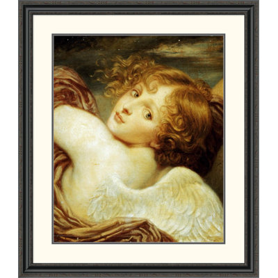 'Cupid' by Jean-Baptiste Greuze Framed Painting Print