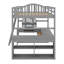 Lit mezzanine double en bois avec bureau-1800710505