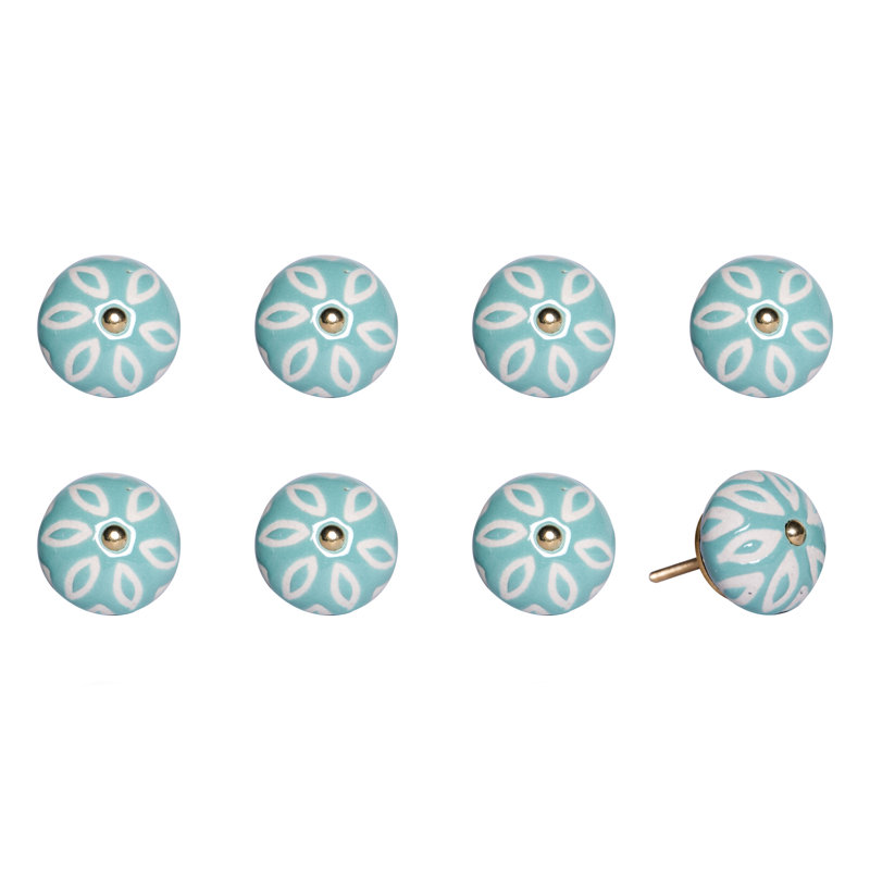 Multipack de boutons de champignon de 1,5 po de diamètre peint à la main