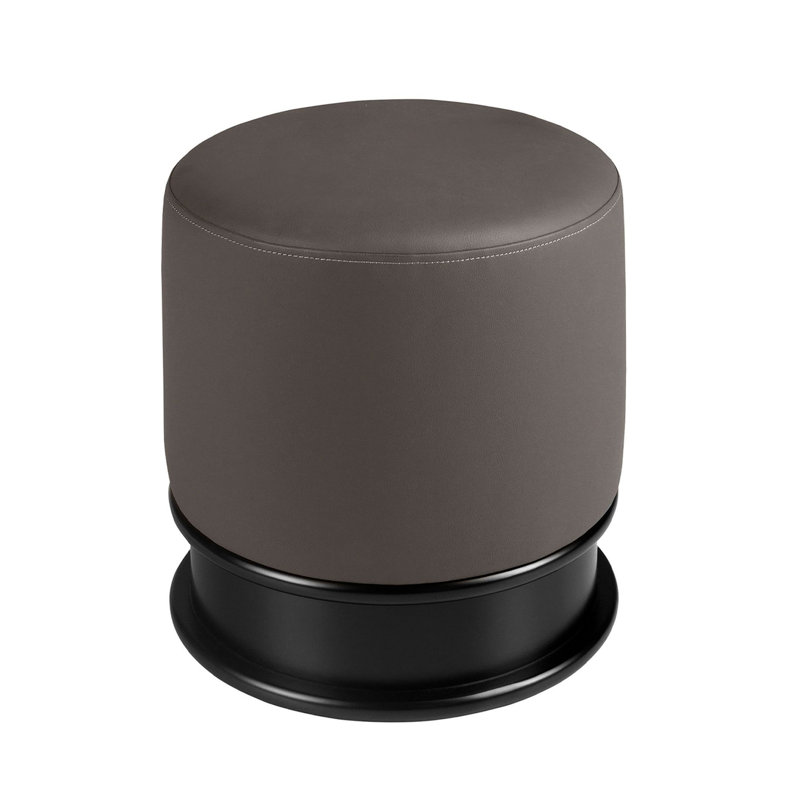 43cm Wide No Pattern Pouffe Ottoman