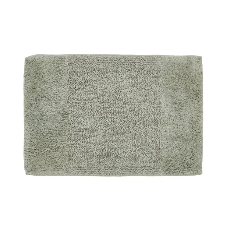 Lux 100% Cotton Tufted Reversible 3 Piece Bath Rug Set Eider & Ivory Color: Sage