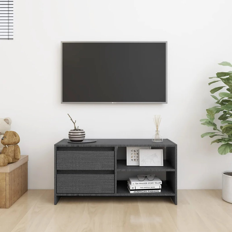 Gearline Unfinished TV Stand, Grey