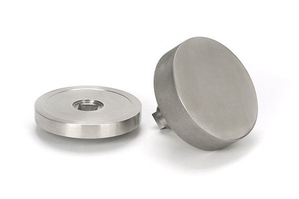Satin Brass Brompton Centre Door Knob (Plain), Satin Marine