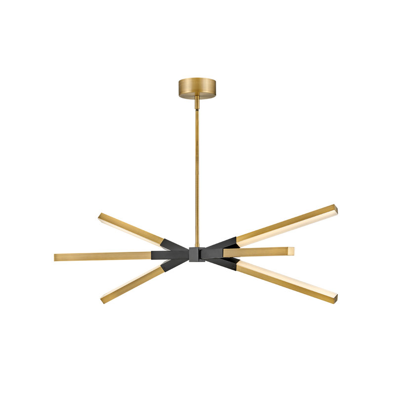 Rae LED Linear, Lacquered Brass